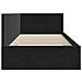 Cornice del letto ad angolo Nero 90 x 190 cm Velluto - Foto miniatura 6