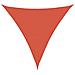 Vela Parasole 160 g/m² Triangolare Terracotta 6x6x6 m in HDPE - Foto miniatura 1