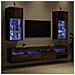 Mobiletti TV a parete 2 pcs Legno vecchio 40,5 x 30 x 90 cm - Foto miniatura 5
