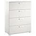 Salimbene - Cassettiera 4 Cassetti, 70x39x98h Cm Bianco - Foto miniatura 1
