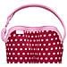 Borsa Termica Con Cerniera Per Due Biberon, Motivo A Pois, Con Tracolla Rimovibile, Rosa - Foto miniatura 4