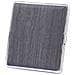 Portasigarette In Pelle Pu Con Texture In Legno - Contiene 20 Sigarette Di Dimensioni Standard Gray - Foto miniatura 1