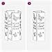 Supporto per Ombrellone Senape 15.5 x 15.5 x 49 cm Metallo - Foto miniatura 7