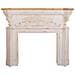 Cornice Per Camino In Legno Intagliato Decorativa 142x32x110h Cm - Foto miniatura 2
