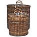 Cestino per piante con archiviazione 2 pcs Marrone Rattan Lacak - Foto miniatura 5