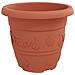 Vasi per Piante 24 pcs Rosso Mattone Ø 26 x 21.5 cm Plastica - Foto miniatura 6