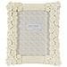 Cornice Portafoto Cempak In Resina Crema Con Fiori E Rigature 15x20 - Foto miniatura 2