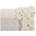 Cornice Portafoto Cempak In Resina Crema Con Fiori E Rigature 15x20 - Foto miniatura 3