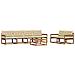 Set di divani da esterno con cuscino 7 pcs Naturale e Beige - Foto miniatura 1