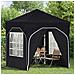 Tenda per feste a pop-up 192 x 192 x 245 cm Antracite - Foto miniatura 3