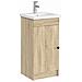 Lavabo da bagno Cromato 42 x 40 x 16,5 cm Metallo - Foto miniatura 2