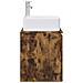 Mobile Lavabo da Parete Rovere Fumo 49,5 x 41 x 63 cm - Foto miniatura 3