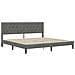 Struttura letto con materasso Grigio scuro 180 x 200 cm Velluto - Foto miniatura 4