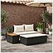 Set di divani da esterno 4 -Seater 4 pcs 55 x 30 x 39 cm - Foto miniatura 3