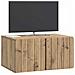 Mobile Porta TV da Muro Rovere Artigianale 59,5 x 41 x 30 cm - Foto miniatura 2