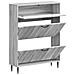 Mobile per scarpe HAARLEM 78 x 24 x 103 cm Legno ingegnerizzato - Foto miniatura 3