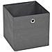 Contenitori 10 pz in Tessuto non Tessuto 32x32x32 cm Grigio - Foto miniatura 4