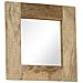 Specchio In Legno Massello Di Mango 50x50 Cm - Foto miniatura 7