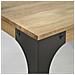Tavolo da bar Bristol stile industriale vintage 80x80x108h. cm - Foto miniatura 2