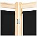 Divisorio A 6 Pannelli Nero 240x170x4 Cm In Tessuto - Foto miniatura 2