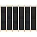Divisorio A 6 Pannelli Nero 240x170x4 Cm In Tessuto - Foto miniatura 3