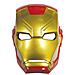 Mezza Maschera In Plastica Di Iron Man Per Bambino - Foto miniatura 2
