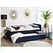 Letto Singolo Con Letto Estraibile In Tessuto Blu 80x200 Cm Marmande - Foto miniatura 2