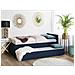 Letto Singolo Con Letto Estraibile In Tessuto Blu 80x200 Cm Marmande - Foto miniatura 10