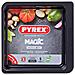 Magic - Teglia Da Forno Quadrata In Metallo, 2,50 L, Ø 24 Cm - Foto miniatura 1