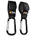 Buggy Clip Da - Tripla Award Winning Madeformums Lovedbyparents Awards. Agganciare Le Buste Della Spesa Borsa O Un Sacchetto Modifica Del Passeggino Carrozzina O Passeggino - Nero 2 Pack - Foto miniatura 1