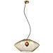 Pendente A Sospensione Moderno Dorato A 3 Luci Con Oro, Paralume Bianco, G9 - Foto miniatura 2