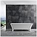 Vasca Da Bagno Free Standing Hannah In Artificial Stone Bianco Opaco - Foto miniatura 3