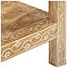 Tavolo Consolle 80x35x74 Cm In Legno Massello Di Mango - Foto miniatura 6