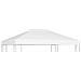 Copertura Superiore Per Gazebo 270 G / m? 4x3 M Bianca - Foto miniatura 4