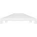 Copertura Superiore Per Gazebo 270 G / m? 4x3 M Bianca - Foto miniatura 5