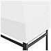 Copertura Superiore Per Gazebo 270 G / m? 4x3 M Bianca - Foto miniatura 7