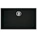 LAV. QUADRA 130 76x44 1V NERO 54 SOTTO TOP NERO 54 - Foto miniatura 1