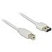 0.5m, USB2.0-A / USB2.0-B 0.5m USB A USB B Bianco cavo USB - Foto miniatura 1