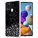 Custodia Compatibile Con Samsung Galaxy A21s In Nero Con Glitter - Coperchio Protettivo In Silicone Tpu Flessibile Con Glitter Scintillanti - Foto miniatura 1
