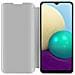 Custodia Compatibile Con Samsung Galaxy A02 / M02 In Agata Argento - Clear View Specchio Coperchio Protettivo Con Funzione Di Supporto Protezione A 360 Gradi - Foto miniatura 3