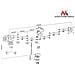 Supporto Da Scrivania Per 3 Monitor Da 13"" - 27"" (mc-691)  - Foto miniatura 5