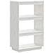 Libreria / divisorio Bianco 60x35x103cm In Legno Massello Di Pino - Foto miniatura 2