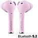 Cuffie Wireless Tws Bluetooth 5.2 Impermeabili Ipx4 Modello True Talk, Rosa - Foto miniatura 6