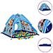 Tenda Da Gioco Per Bambini Blu 120x120x90 Cm - Foto miniatura 1