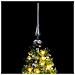 Albero Natale Incernierato Con 150 Led E Palline 150 Cm - Foto miniatura 2
