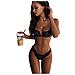 Costume Da Bagno Per Donna Pethuel Bikini A Tre Punte Yy-0512-225 Nero - Foto miniatura 1