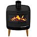 FR9016130B stufa Libera installazione A legna Nero - Foto miniatura 1
