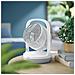 VENTILATORE TAVOLO 2000 23CM. TOUCH 53DB CIRCOLATORE ALTA POTENZA WH - Foto miniatura 6