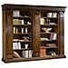 Libreria Classica 3 Porte E 22 Ripiani In Legno 306x52x240 - Foto miniatura 1
