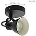 Spot Moderno Seras 2 In Acciaio Nero 1 Luce Gu10 3w Ip20 - Foto miniatura 3